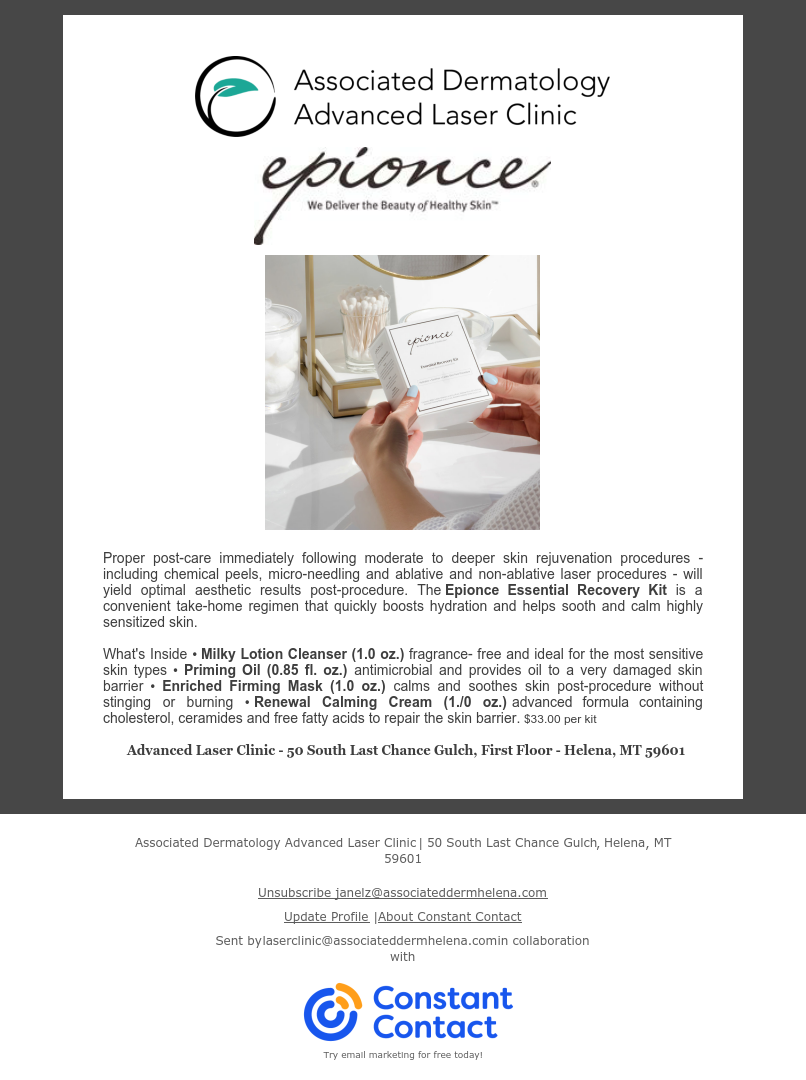 Epionce Essential Recovery Kit